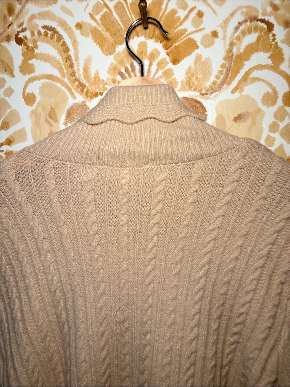 Love A Beige Romantic Cardigan L Black Bow Coquette Boho Cottagecore Preppy - Picture 11 of 12